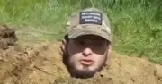 Russian soldier buried up to neck for refusing 'senseless' mission