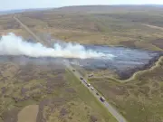 Saddleworth Moor wildfire now under control, fire service says