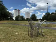 Salford park 'left to rot' amid luxury housing boom