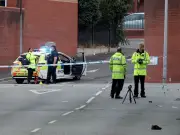 Salford road shut after 'serious' crash as police cordon in place