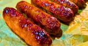 Sausages tastier if cooked with stock cube instead of oil