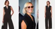 Save £400 on Zara Tindall-inspired black jumpsuit from Whistles