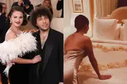 Selena Gomez surprised with rose petal suite by husband Benny Blanco