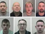 Seven violent thugs jailed for savage biting attacks in North East