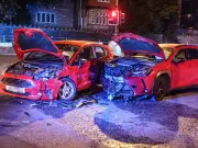 Six hurt in Bolton crash as car catches fire