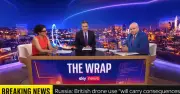 Sky News interrupted as Russia warns UK will pay 'price' over drones
