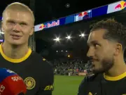 Sky Sports apologises after Cherki's expletive-laden Haaland interview