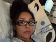 Snooki breaks down after hysterectomy following cancer diagnosis