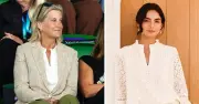 Sophie's chic Aspiga lace blouse is a summer staple