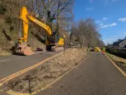 Stirling road repairs completed after Storm Eowyn debris
