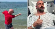 Stone skimming helps stroke survivor Andy Reynolds recover