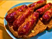 Stop frying sausages: use a stock cube for tastier results