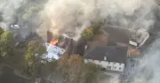 Stourbridge fire: Homes destroyed, child and firefighters hospitalised