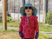 Sun-allergic toddler can now play indoors thanks to UV film