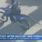 Teen biker stops for gas mid-police chase on 19th birthday