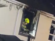 Teen fractures spine jumping from window to escape fire
