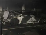 Tesco car park fire: Glasgow store evacuated as car destroyed