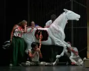 The Galloping Cure review – powerful new opera tackles opioid crisis with bite and black comedy