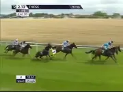 Thirsk cancels four races after horse slips and jockey falls