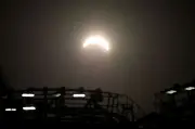 Thousands gather across Ireland to watch rare partial solar eclipse