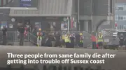 Three family members die in Shoreham sea tragedy, girl critical
