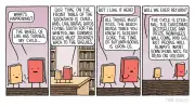 Tom Gauld's End-of-Summer Books Season Cartoon