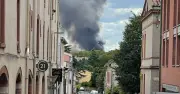 Toulouse fire: Explosions heard as lorry blaze sparks road closure
