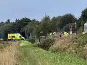 Train hits vehicle in Burscough near Liverpool - live updates