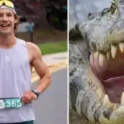 Triathlete escapes alligator attack by gouging its eye