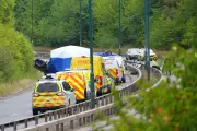 Tributes paid to two 'brave' police officers killed in A66 crash
