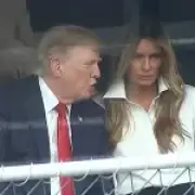 Trump and Melania's 'intense' exchange at Freedom 250 IndyCar race
