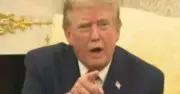 Trump explodes at female reporter in chaotic White House exchange