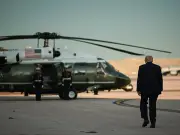 Trump in safety incident between Marine One and passenger jet