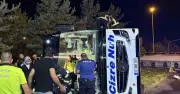 Turkey coach crash injures dozens after fuel tanker collision