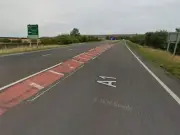 Two Cars Crash on A1 Southbound at Berwick in Northumberland