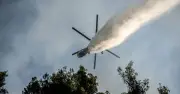 Two firefighting helicopters collide near Athens, Greece
