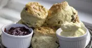 Two simple steps for taller, lighter scones before baking