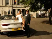 Uber Offers Free Dua Lipa-Style Wedding Transport in Glasgow