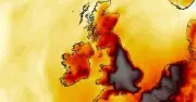 UK maps turn volcanic red as 39C heat hits 42 counties