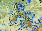 UK weather maps show 17 counties face heavy rain on Thursday