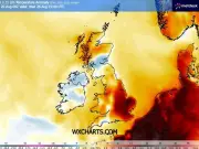 UK weather maps show 30C heat returning to seven English counties next week