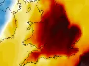 UK weather maps show 34C heat surge with 15 counties above 31C
