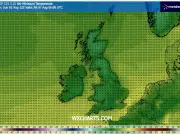 UK weather maps show heatwave to end with 7C chill