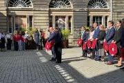 Ukrainians in Edinburgh mark independence day amid 'cruel' war