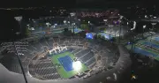 US Open opening day hit by heavy rain, outside court play cancelled
