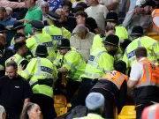 Violent brawl breaks out between fans in EFL Cup clash