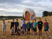 Welsh Scouts Help Land Hot Air Balloon at Bristol Fiesta