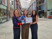 West Lothian volunteer Siobhán Heery receives award from The Centre