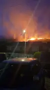 Wildfire rages near homes in Rhondda as residents share terror