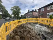 Withington water main bursts again after repair